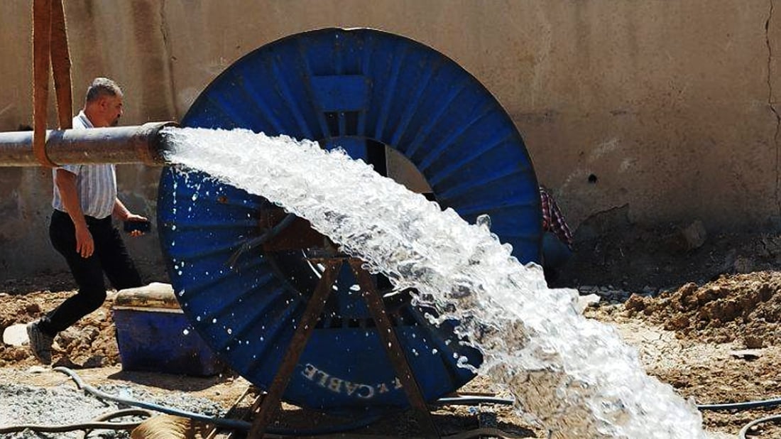 نزیكه‌ى 600 خێزانى دوو قه‌زا و گو‌ندێك سوودمه‌ندى ئاوى خواردنه‌وه‌ بوون