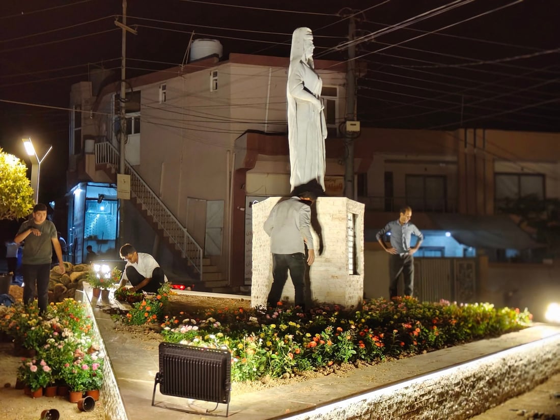 له‌ هەریر رێکخستنەوە و  نۆژەنکردنەوە بۆ پەیکه‌ری خانزاد میری سۆران كرا