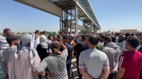 فيديو: الجفاف يقسو على النجف.. تظاهرة غاضبة لمزارعي الع