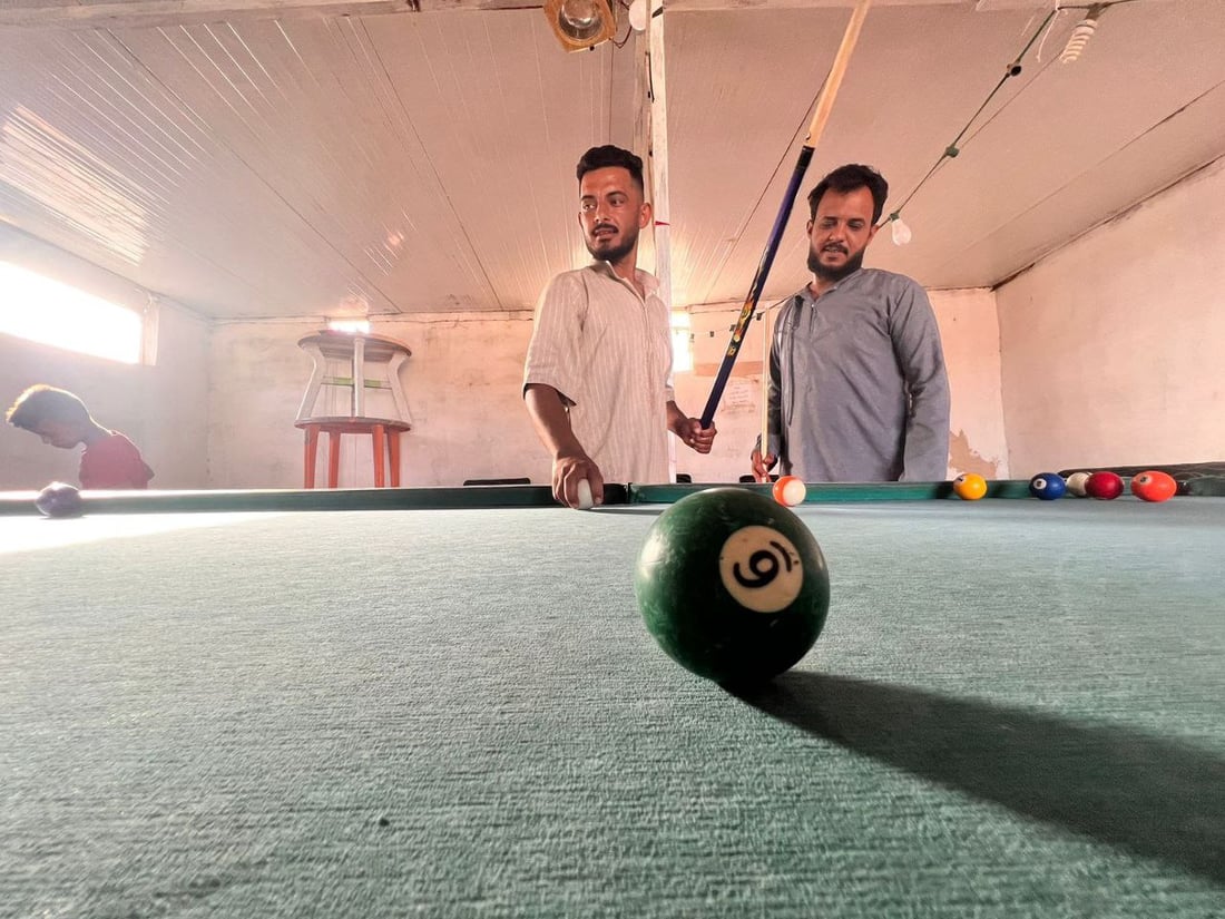 استراحة المزارعين في الخالص.. بليارد وشيشة حتى منتصف الليل في قاعة زيدون (صور)