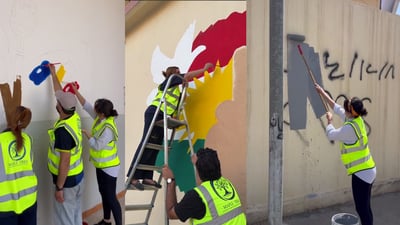 گەنجانی خۆبەخش سیمای شاری هەولێر دەگۆڕن