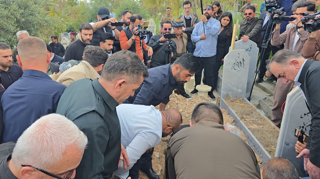 تەرمی فاروق رەفیق لە گردی سەیوان بە خاک دەسپێردرێت