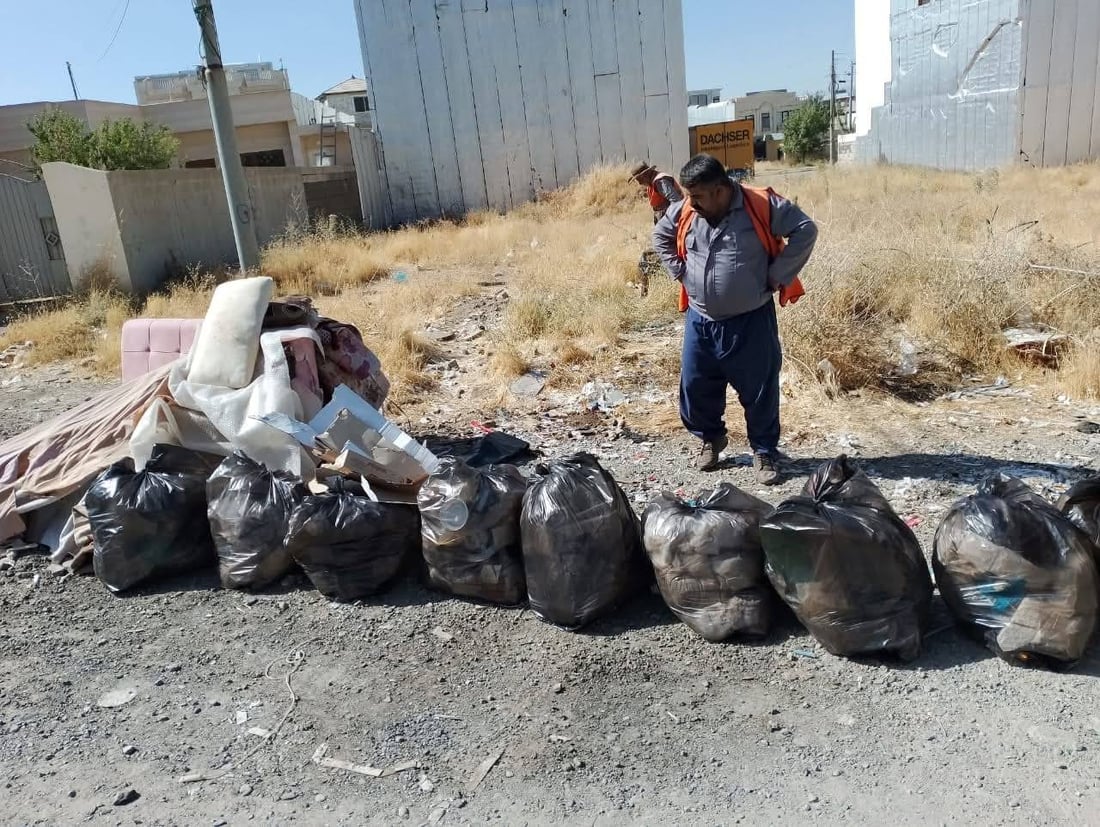 بەدەیان تۆن خاشاك لە پێنجوێن كۆكرانەوە و بازیان و پیرەمەگرونيش ئامادە كران بۆ زستان