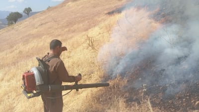 ئاگرێک لەو دیوی سنووری ئێران کەوتووەتەوە و گەیشتووەتە خاکی هەرێم