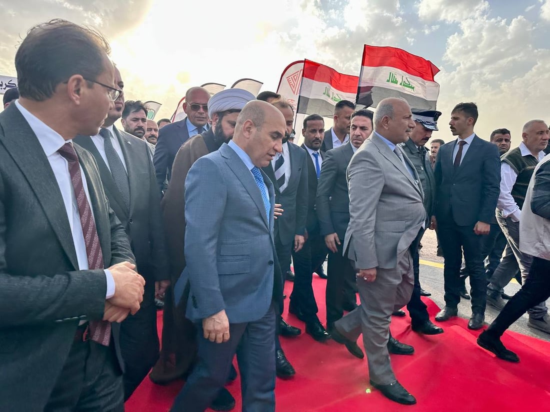 صور من افتتاح طريق الحج البري في كربلاء.. 90 كم نحو الحدود السعودية