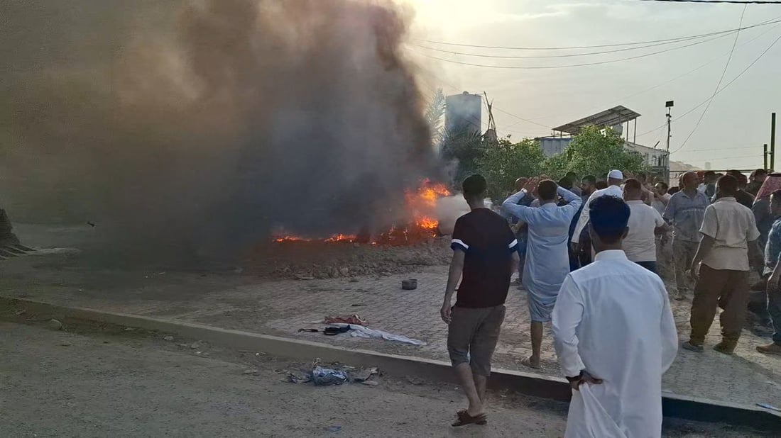 فاجعة في موكب زفاف وسط كركوك.. مصرع الأب حرقاً وإصابة زوجته وبناته بحادث سير