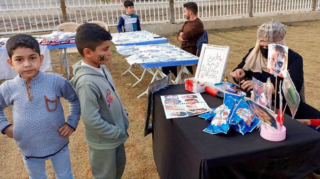 صور: أهالي البكرية يلفتون نظر بغداد إلى منطقتهم عبر بازار جمع العوائل وأصحاب المهن