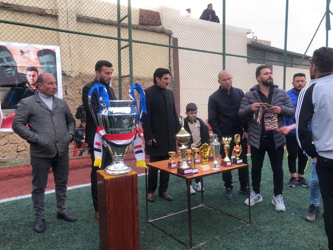 صور: “الفقيد دريد” يتوج بلقب دوري أبطال سنجار بكرة القدم