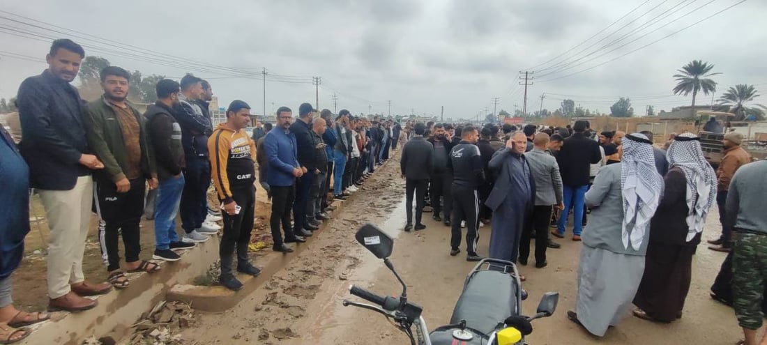 تميم تريد ولاية ثانية.. اعتصام في بلدروز والمقدادية احتجاجاً على مرشح العامري (صور)