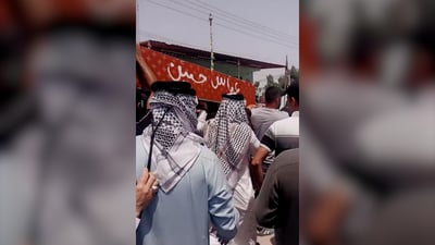 خفاجة تشيع شيخ آل مسلم في الزعفرانية.. مات في الحلة بانقلاب “سمند”