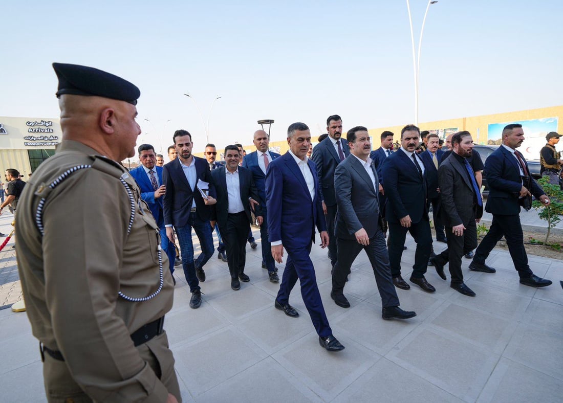 السوداني يفتتح منفذ سفوان الحدودي مع الكويت بعد إعادة تأهيله