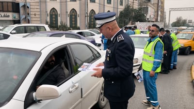 غاز البصرة تبدأ نشر الشاشات.. مرفأ الأسدي يتولى حملة المرور شخصياً