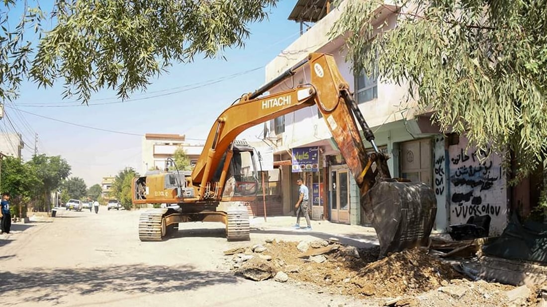 شەقامێکی نوێ لە گەڕەکی گۆران دروست دەکرێت