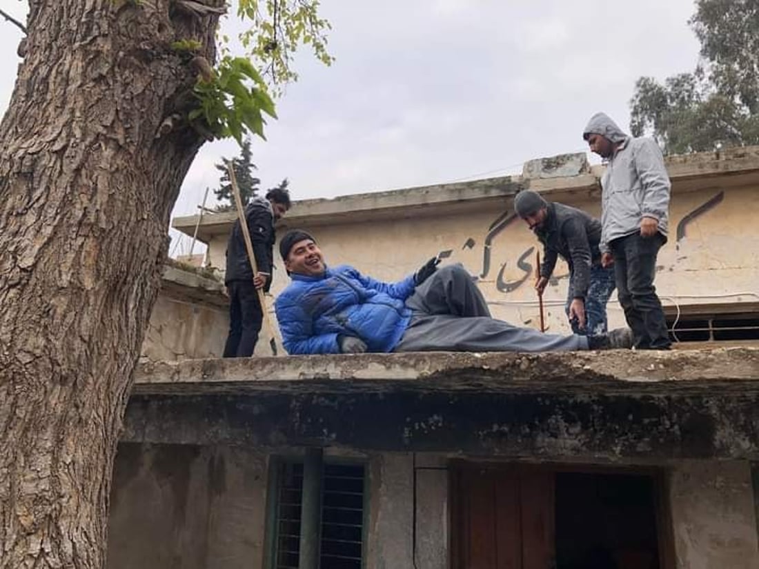 هونەرمەندانی چەمچەماڵ کەلاوەیەک بۆ كارى هونه‌رى پاكده‌كه‌نه‌وه‌