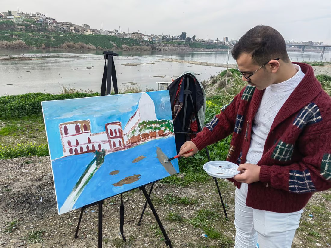 Mosul hosts open-air art symposium highlighting heritage, reconstruction