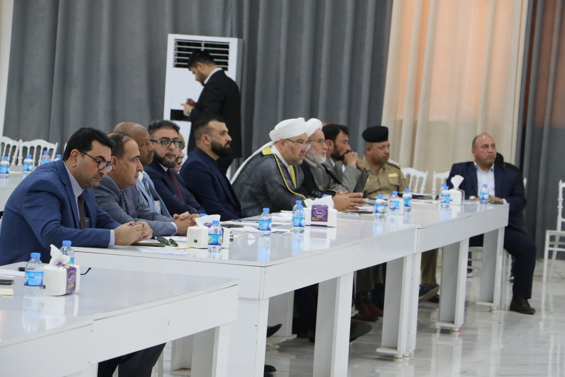 صور: حوار بين أهل الحويجة وكبار رجال الدين والدولة في كركوك عن الاعتدال والسلام