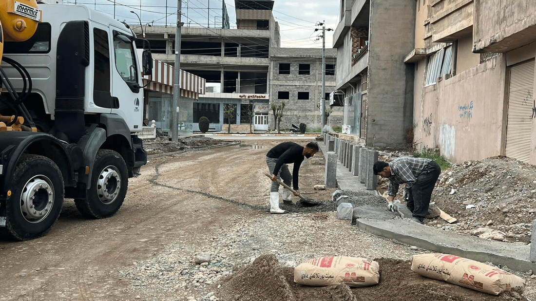 … پرۆژەی رێگاسازی گەڕەکی ماکۆک دەستیپێکرد