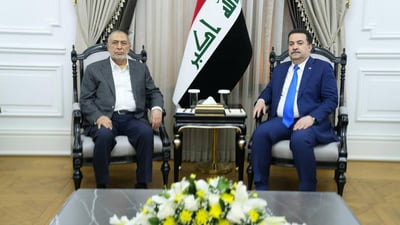 Al-Sudani and speaker of parliament discuss political cooperation ahead of 2025 elections