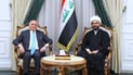 Al-Khazali, foreign minister Fuad Hussein discuss government formation
