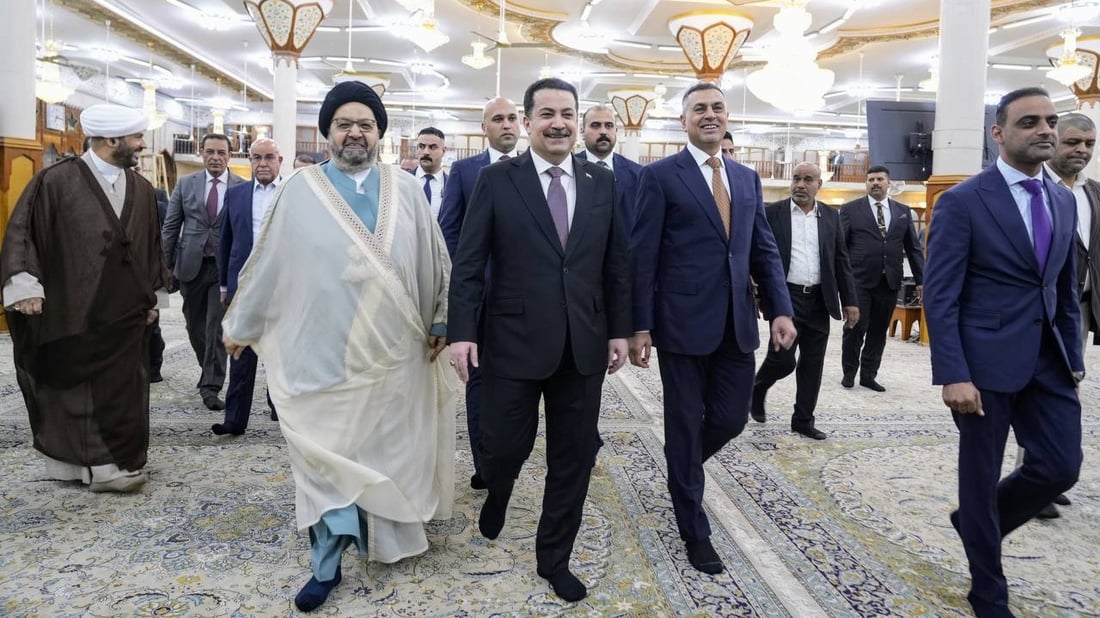 البصرة: السوداني في ديوان زعيم الشيخية وكل الوجهاء حضروا (صور)