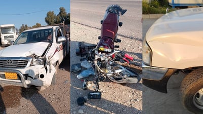 بە دوو پیکاب ماتۆڕێکیان وێران کرد