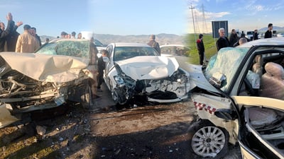 بەهۆی رووداوێکی هاتوچۆ کەسێک گیانی لەدەستدا و 10ی دیکەش بریندارن