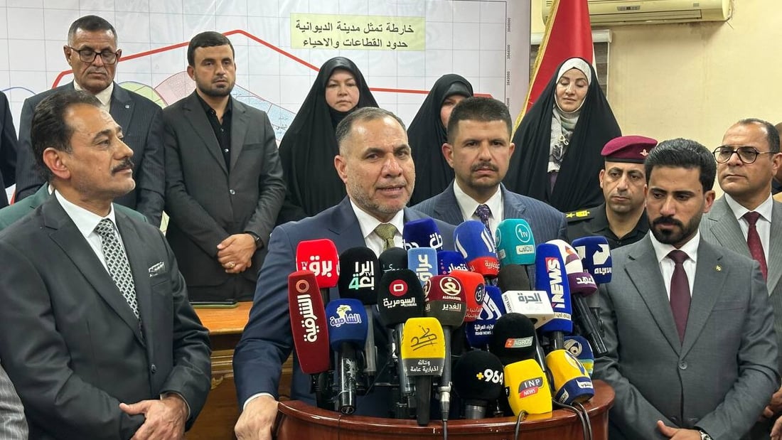 عباس الزاملي محافظاً للديوانية عن كتلة بدر ورئيس المجلس من دولة القانون