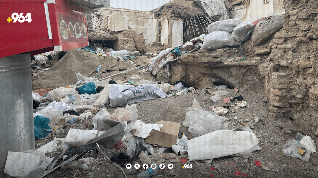 خانووە کەلەپوورییەکانی گەڕەکی شێخان خۆڵ دایپۆشیون