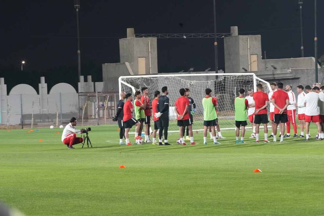 صور: تدريبات أسود الرافدين في البصرة استعداداً لمواجهة الفلبين في تصفيات كأس العالم