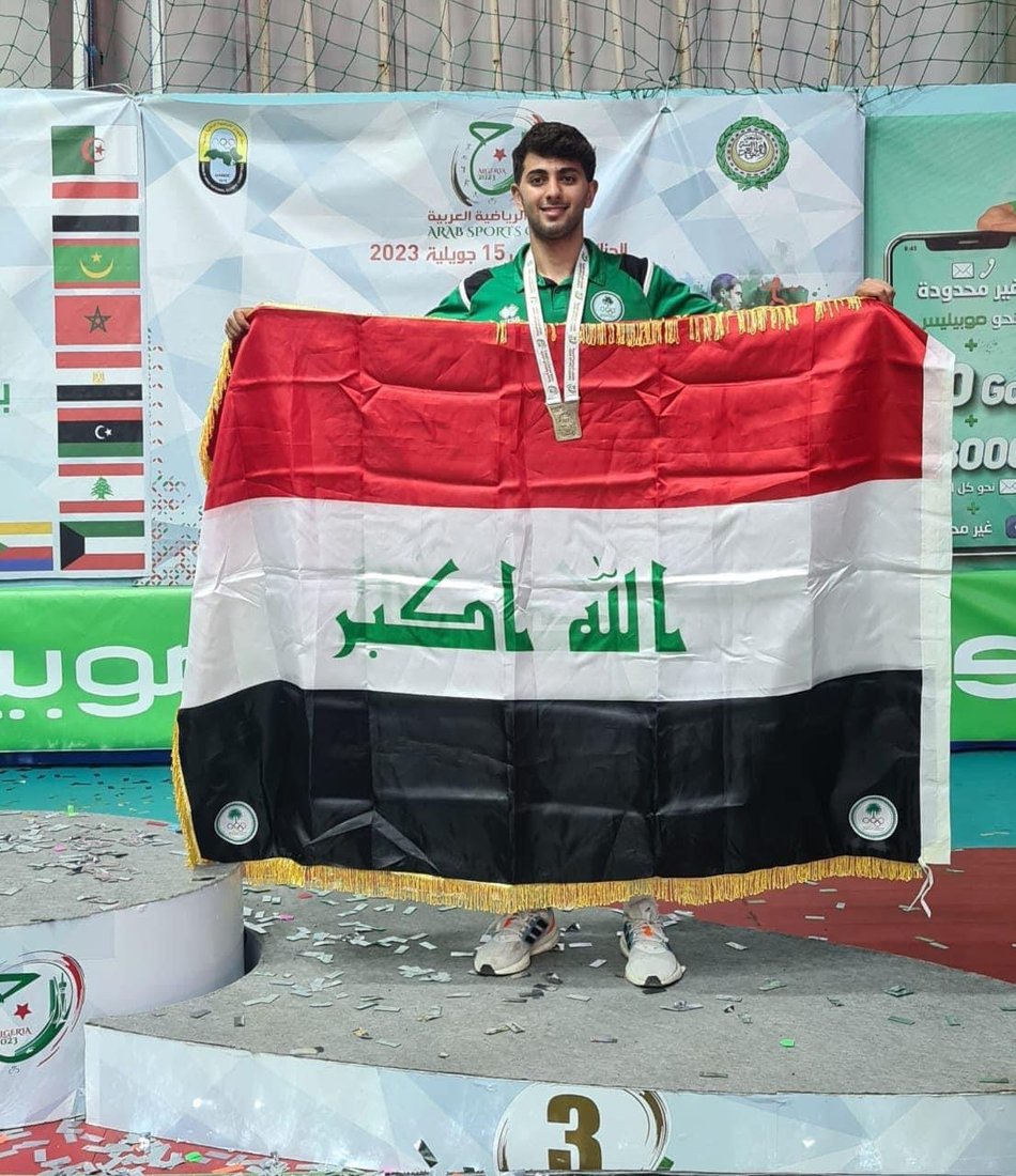 “برونزيتان” لطاولة العراق بختام الدورة العربية في الجزائر (صور)