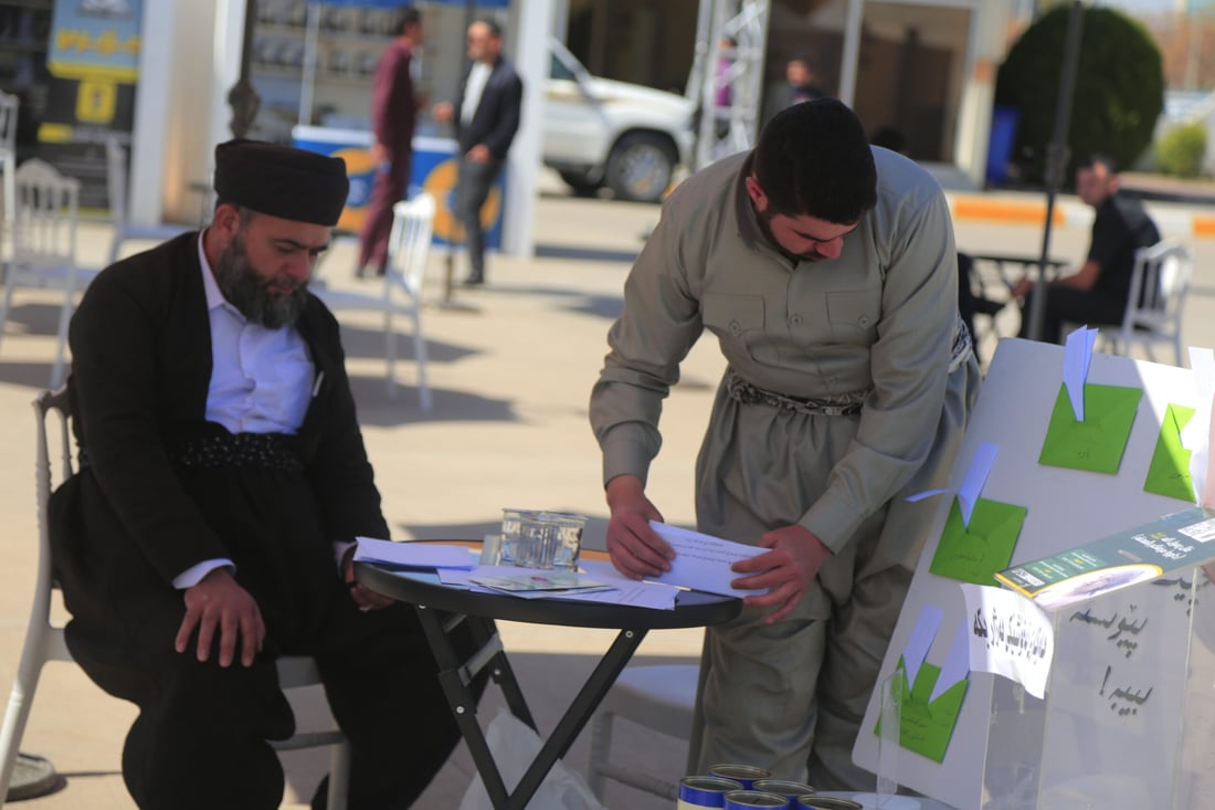 صور من صبيحة اليوم الرابع لمعرض الكتاب في أربيل