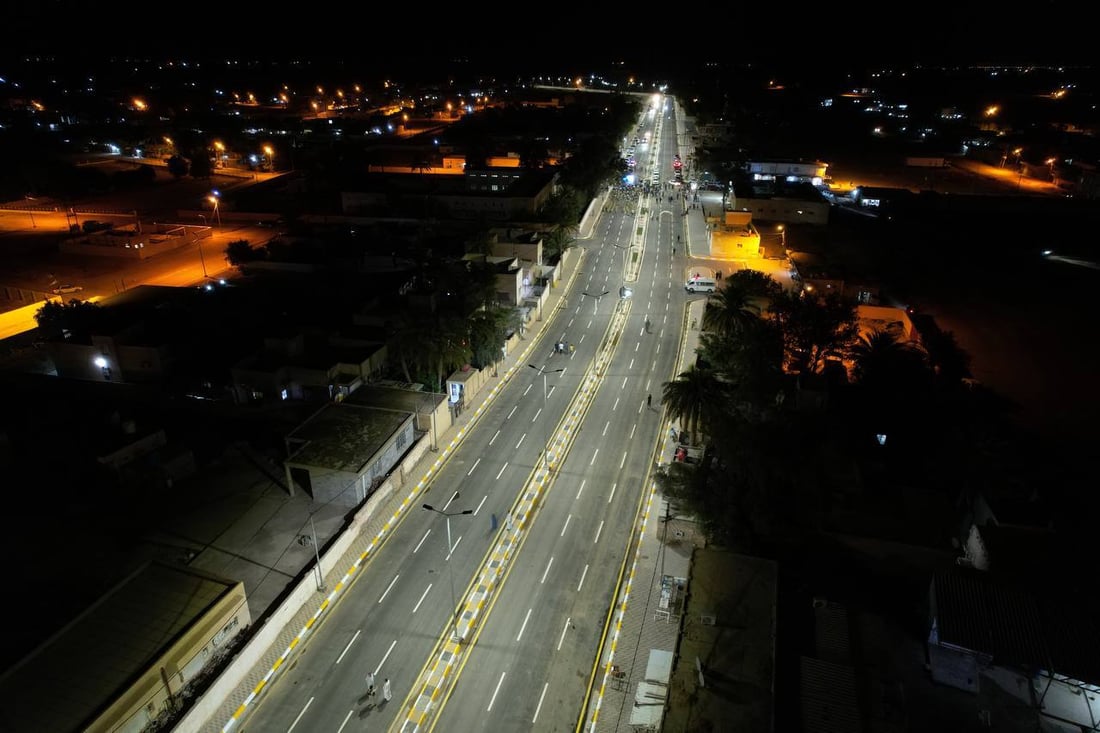 صور لـ “جصان” من الجو.. أول تطوير لمدخل الشمال منذ 1994 بأموال الأمن الغذائي