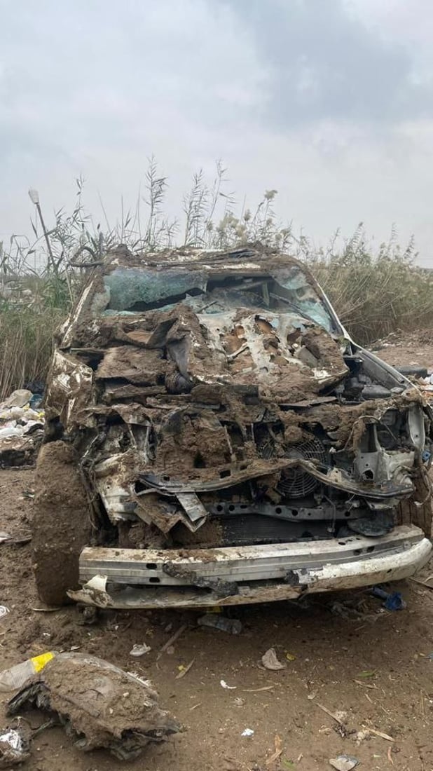 نجاة رجل أعمال بارز من حادث سير مميت في الديوانية (صور)