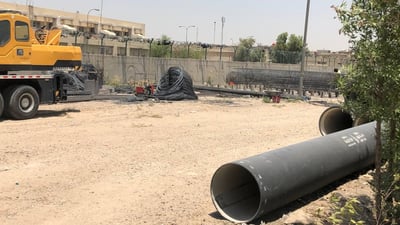 فيديو: استشاريون من لبنان يشرفون على إنشاء جسر الكمالية الحيوي شرق بغداد