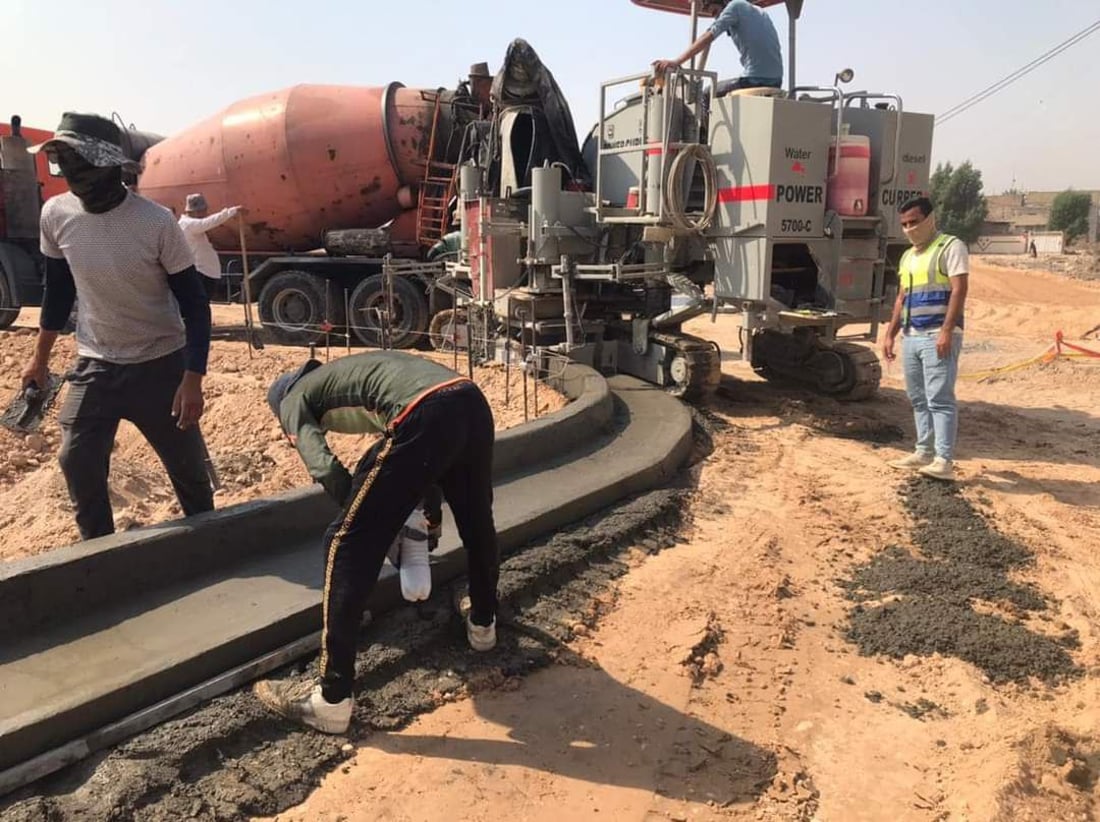 صور من الهندية: تبليط الحمداني اكتمل والأشجار على طول الجزرة حتى شارع طويريج