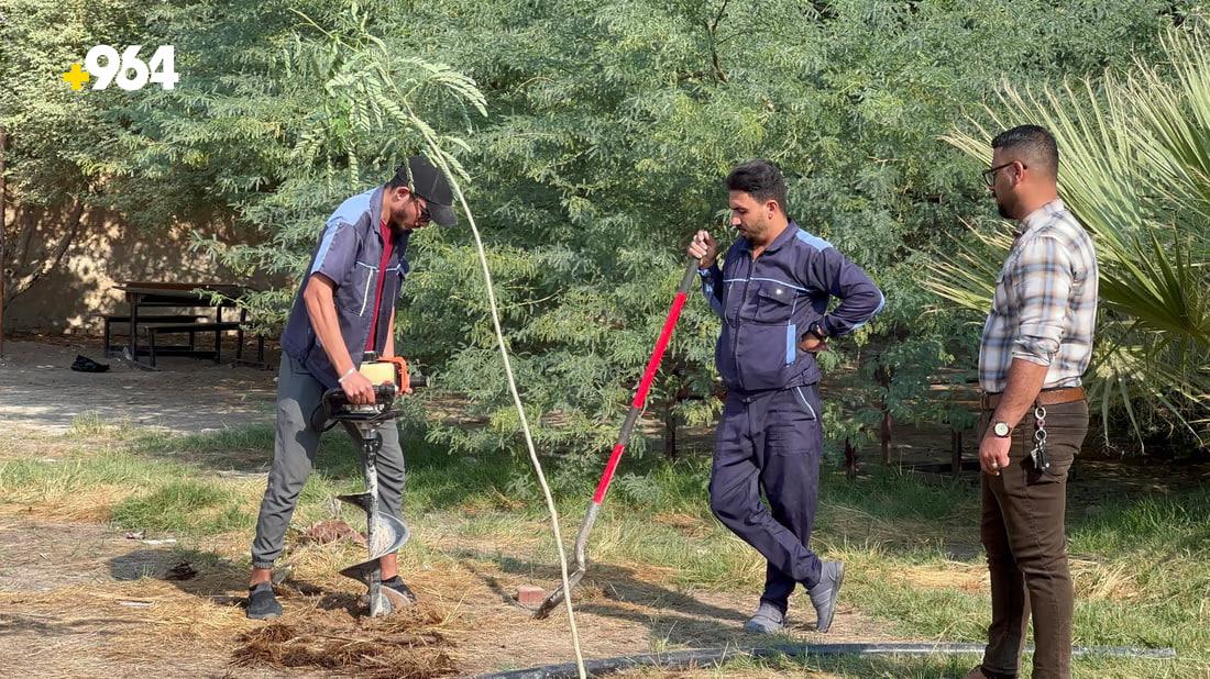 Safwan municipality plants 1000 seedlings in schools for ‘Green Cell’ project