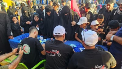 الهلال الأحمر يقدم خدماته لأكثر من مليوني زائر خلال مراسم أربعينية الإمام الحسين