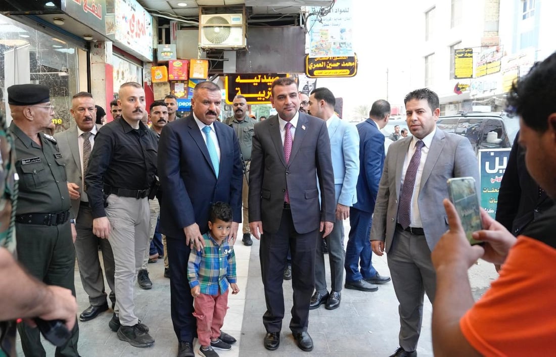 صور: وزير الداخلية يصطحب قائد شرطة ذي قار في جولة حول الحبوبي