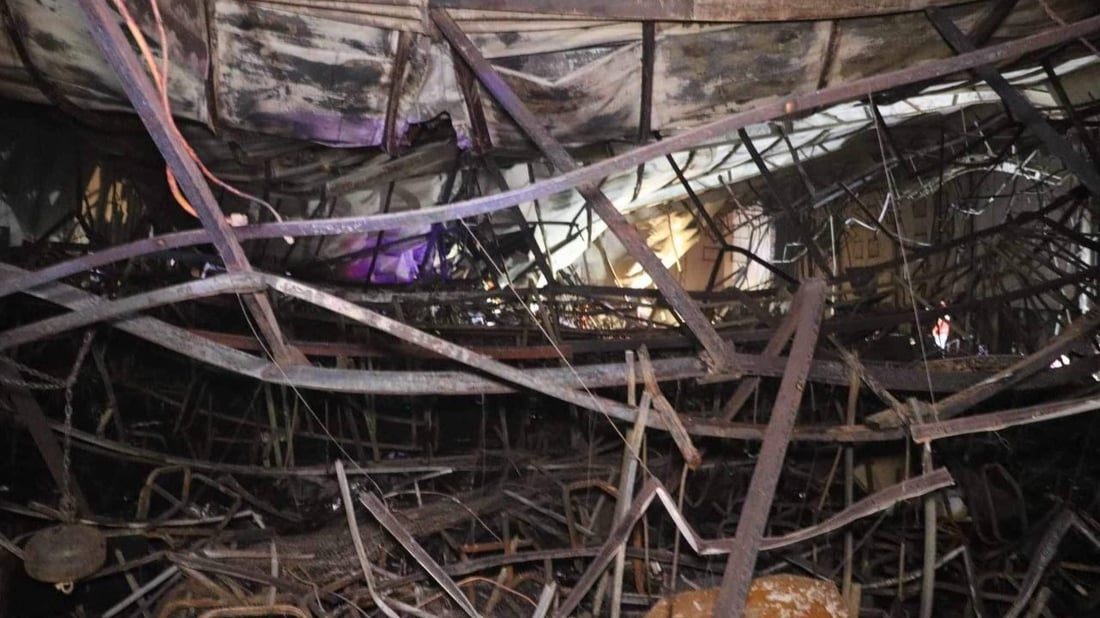 الدفاع المدني تروي تفاصيل حريق قاعة الأعراس في نينوى: مغلفة بمواد سريعة الاشتعال