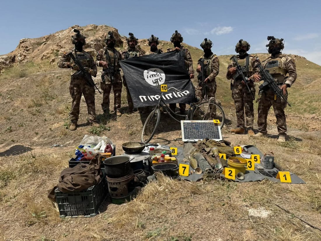 Counter Terrorism Service seizes ammunition caches in operations against ISIS remnants