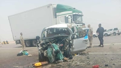 Three killed in crash on Dhi Qar international highway