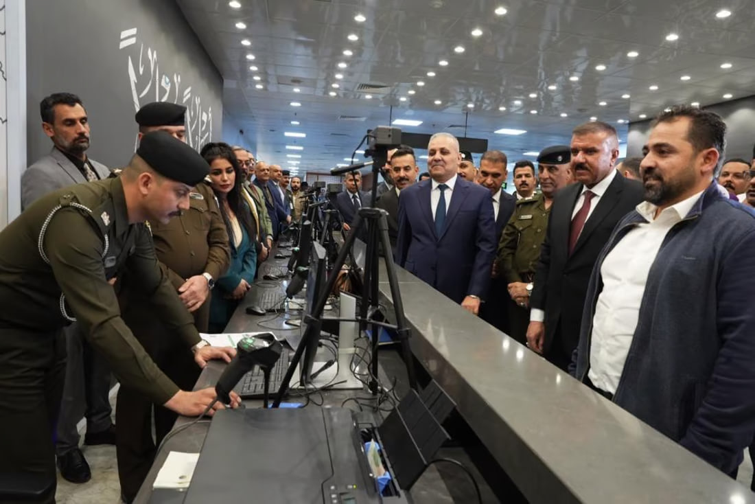 Interior minister inaugurates new e-visa gates at Baghdad International Airport