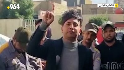 المثنى: عامل مؤقت في مستشفى الخضر يهدد بحرق نفسه