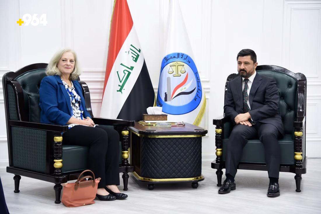 Iraq’s justice minister discusses judicial agreement with U.S. ambassador