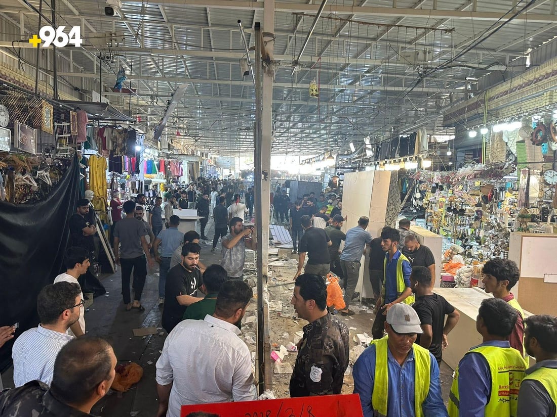 قەرەباڵغیی بازاڕی لەنگەی هەولێر چارەسەر دەکرێت