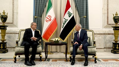 مەسعود پزیشکیان چەند پێشنیازێکی ئاراستەی لەتیف رەشید کرد