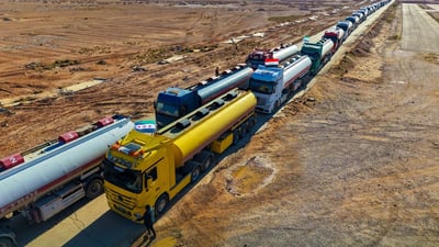 تناكر العراق نجحت في سوريا والوقود انطلق عبر البحر إلى أميركا وإسبانيا ومصر
