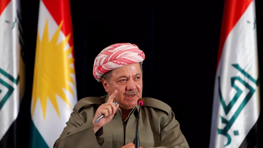 رسالة من البارزاني في أعنف ليالي القصف: على بغداد إعلان العجز أمام الجماعات المسلحة