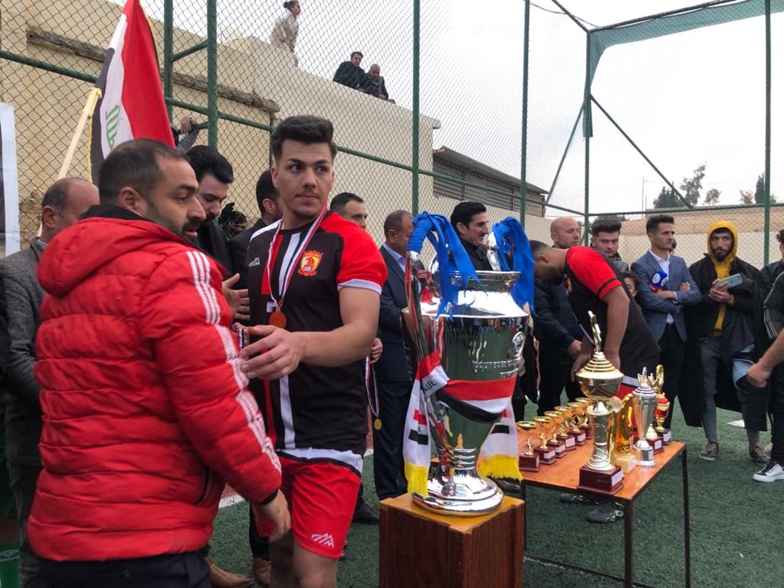 صور: “الفقيد دريد” يتوج بلقب دوري أبطال سنجار بكرة القدم