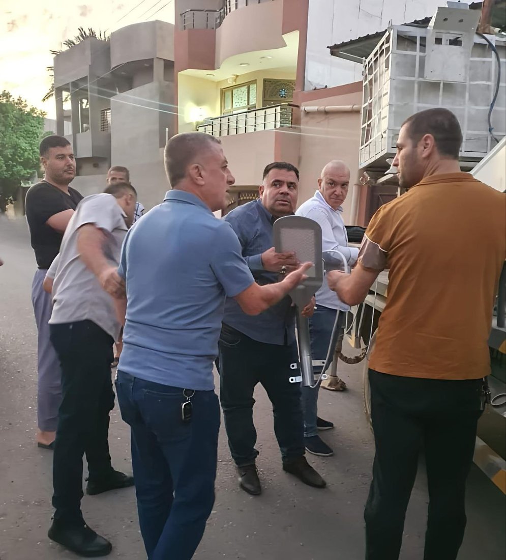 گوندەکانی سنووری خورماتوو بە دانانی ئینارە رووناک دەکرێنەوە